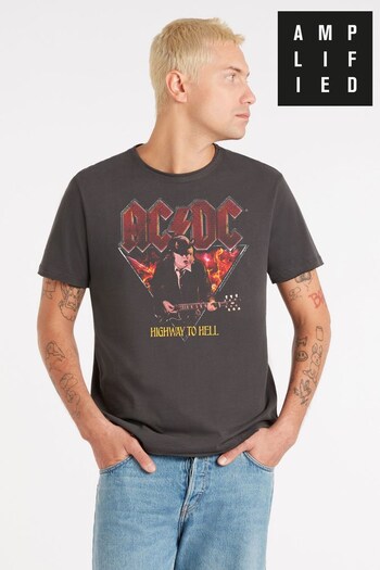 Amplified Grey Highway To Hell T-Shirt (568724) | £25