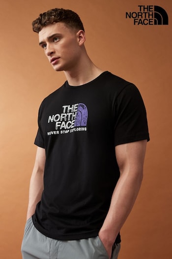 The North Face Black Mens Rust 2 Short Sleeve T-Shirt (568902) | £30