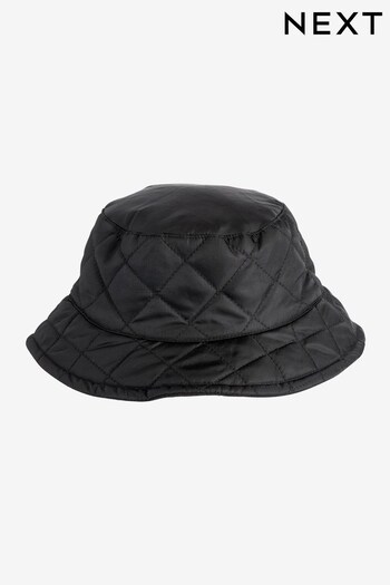 Black Quilted Bucket Hat (1-16yrs) (569214) | £8 - £12