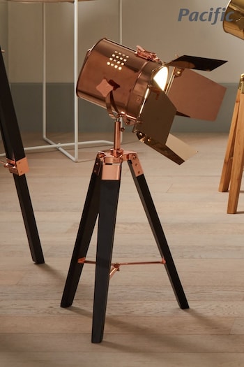 Pacific Black Hereford Tripod Table Lamp (569323) | £100