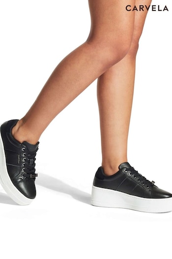 Carvela Black Connected Trainers (569458) | £139