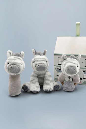 Babyblooms Three Little Zebras Toys Gift Set (569601) | £36