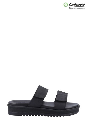 Cotswolds Black Northleach Mules (569794) | £60