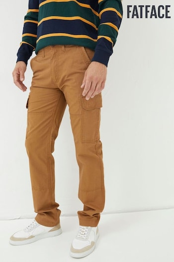 FatFace Brown Corby Ripstop Cargo Goes Trousers (570034) | £58