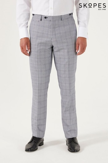 Skopes Anello Check Tailored Fit Suit Trousers (570345) | £59