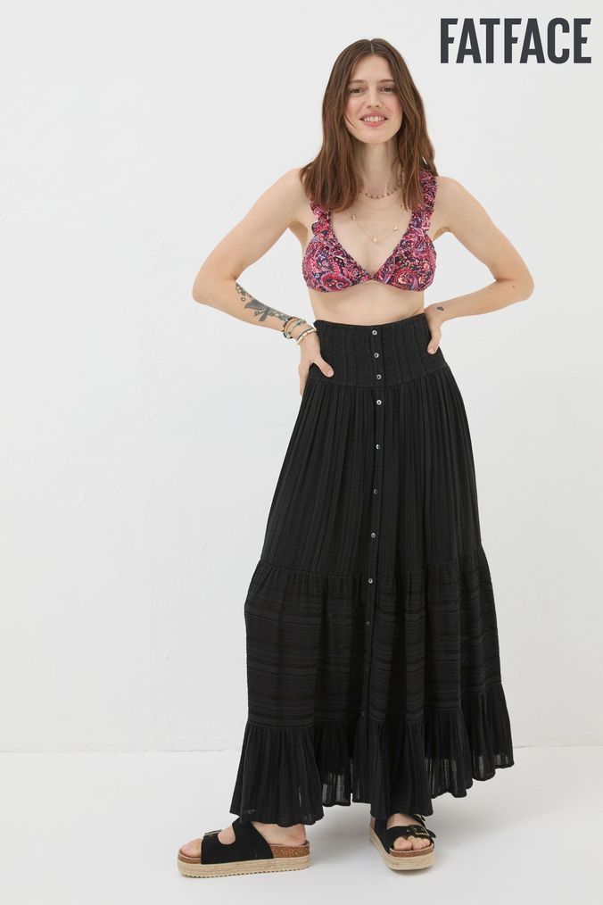 Long black hotsell skirt next