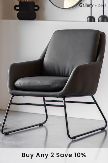 Gallery Home Grey Fessy Chair (570448) | £325