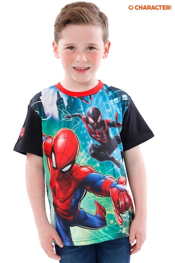 Character Black Spider-Man Short Sleeve T-Shirt (571408) | £13