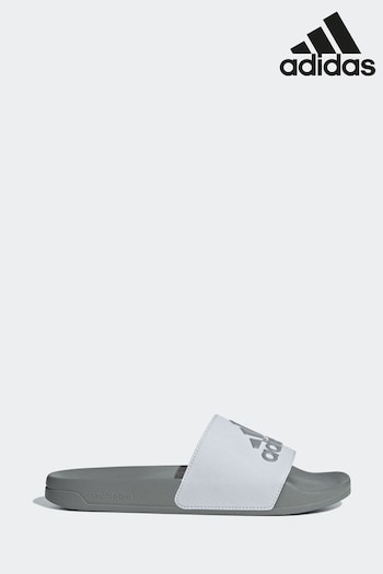 adidas Grey Sportswear Adilette Shower Slides (571771) | £23