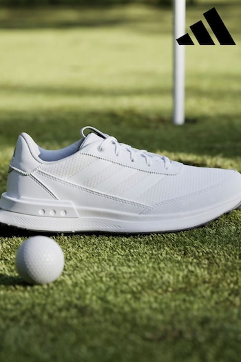 adidas shoe Golf Womens S2G Spikeless 24 White Trainers (571778) | £85