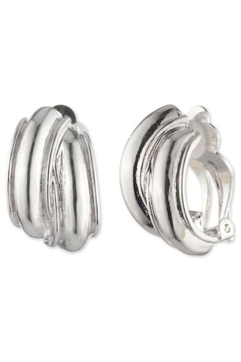 Anne Klein Ladies Silver Tone Jewellery Earrings (572099) | £24