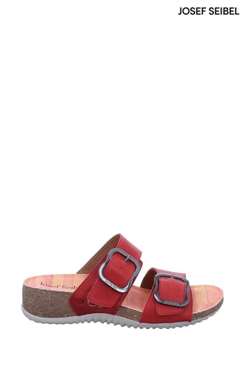 Josef Seibel Red Natalya Open Toe Sandals (572153) | £75