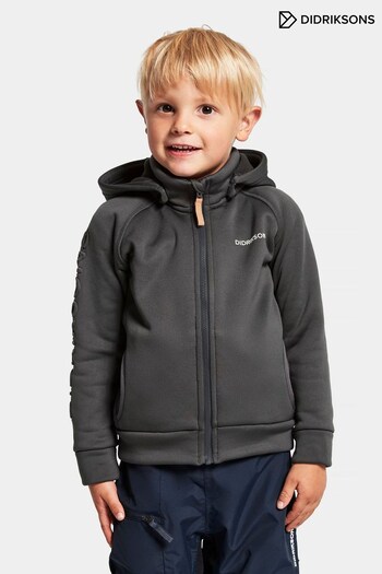 Didriksons Black Corin Kids Full Zip jacket (572565) | £45
