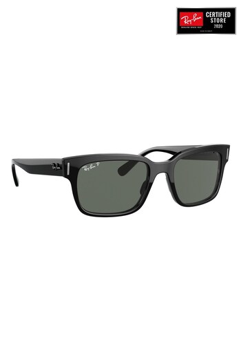 Ray-Ban Black Jeffrey Polarised Lens Sunglasses (572587) | £194