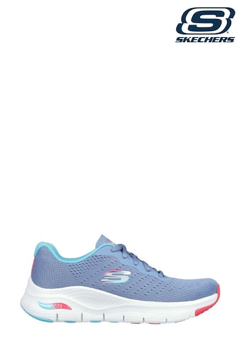 Skechers Blue Multi Arch Fit Infinity Cool Trainers (572895) | £89