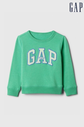 Gap Green Baby Logo Crew Neck Sweatshirt (Newborn-5yrs) (573225) | £15
