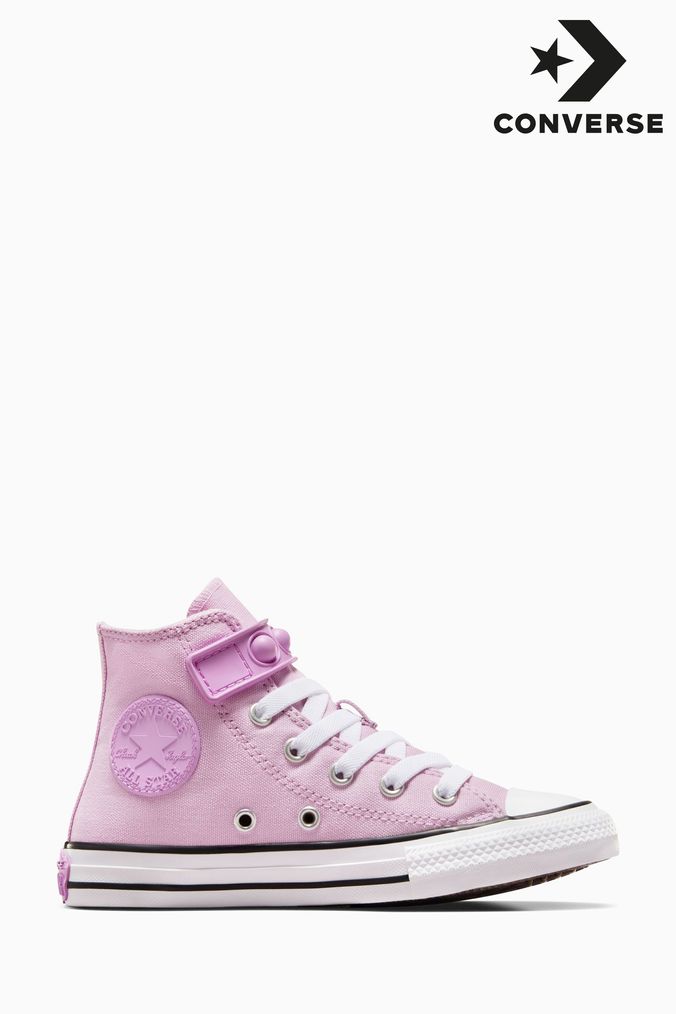 Childrens purple converse shoes hot sale
