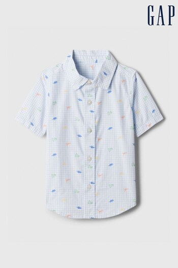 Gap Multi Short Sleeve Print Poplin Shirt (6mths-5yrs) (573321) | £15