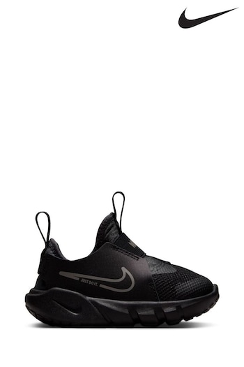 Nike xdr Black/Silver Flex Runner 2 Infant Trainers (573378) | £29