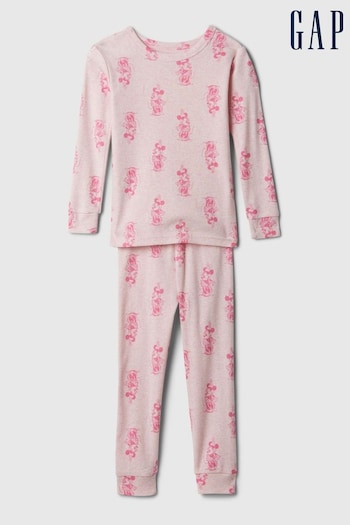 Gap Pink Disney Organic Cotton Minnie Mouse Pyjama Set (6mths-5yrs) (573421) | £20