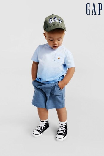 Gap Blue Short Sleeve Crew Neck T-Shirt (Newborn-5yrs) (573554) | £6