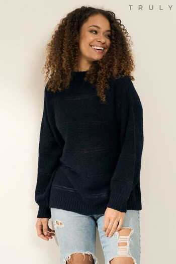 Truly Blue Open Knit Jumper (573650) | £70