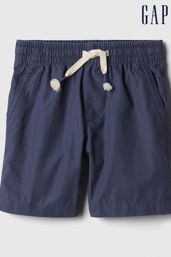 Gap Blue Cotton Easy Pull On Shorts (Newborn-5yrs) (573715) | £15