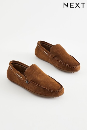 Tan Brown Suede Loafers (573721) | £28 - £36