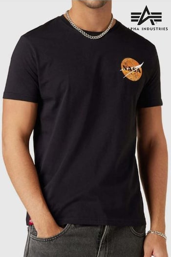 Alpha Industries NASA Davinci Black T-Shirt (573991) | £50