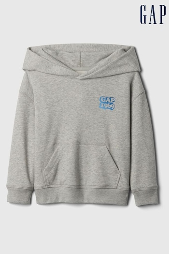 Gap Grey Logo Hoodie (6mths-5yrs) (574108) | £18