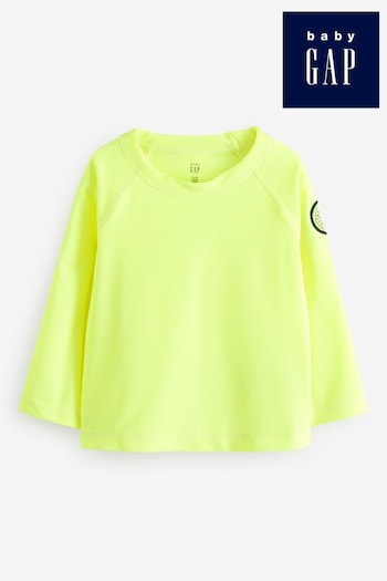 Gap Yellow Long Sleeve Baby Rash Vest (6mths-5yrs) (574463) | £20