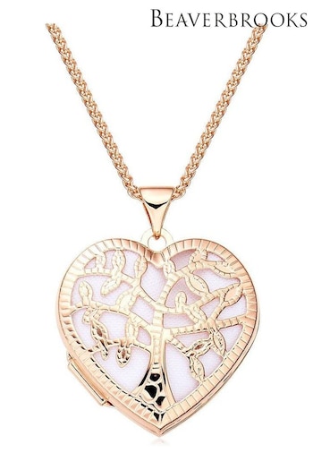 Beaverbrooks Sterling Silver Tree Heart Locket (574527) | £150
