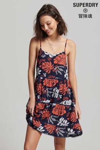Superdry Blue Mini Beach Cami Dress (574716) | £45
