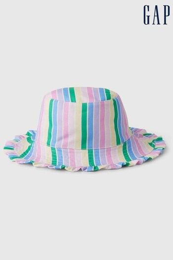 Gap Blue Organic Cotton Reversible Bucket Hat (574805) | £12