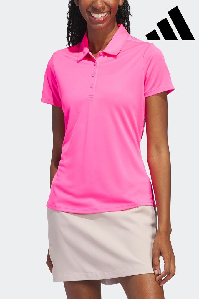 Skechers polo new arrivals shirt womens pink