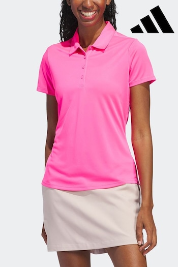adidas owner Golf Womens Solid Short Sleeve Polo Shirt (574862) | £30
