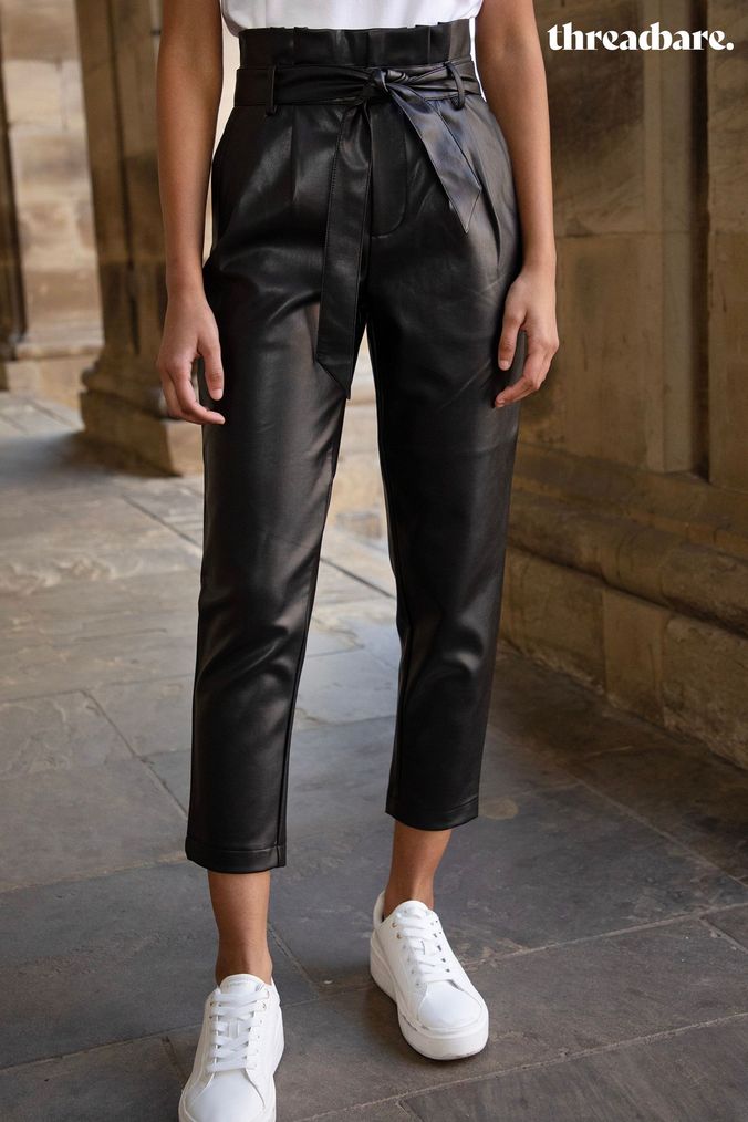 Paper bag skinny new arrivals trousers