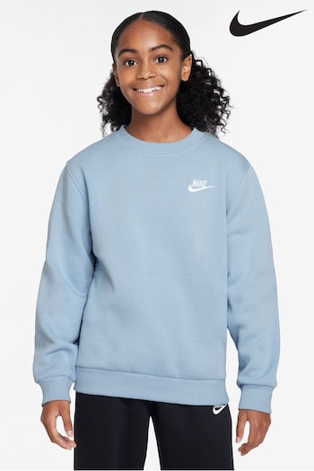 Nike Pale Blue Club Fleece Sweatshirt (575301) | £38