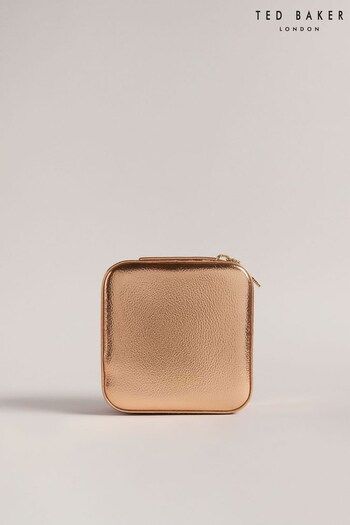Ted Baker Hazells Medium Gold Tone Zipped Jewellery Case (575324) | £40