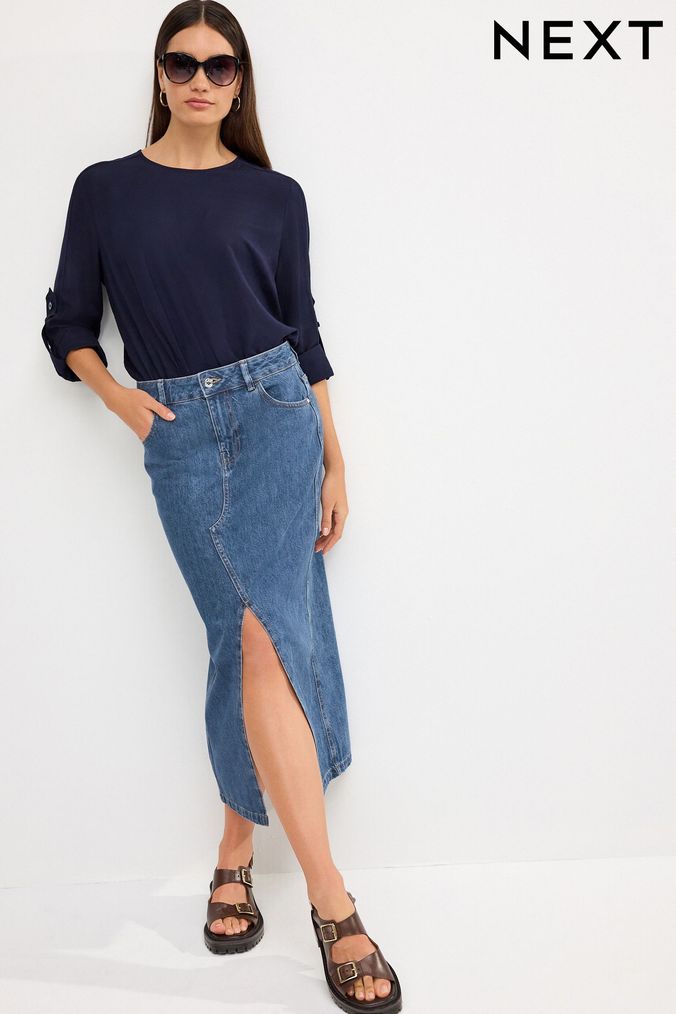 Short cotton skirts summer hot sale