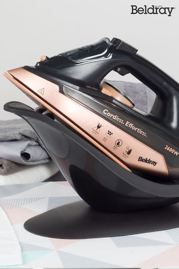 Beldray Rose Gold 2 in 1 Cordless Steam Iron (576326) | £36