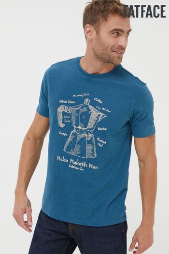 FatFace Blue Moka T-Shirt (576428) | £28
