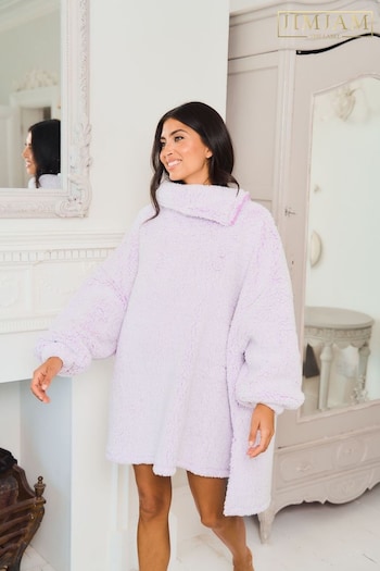 Jim Jam the Label Oversized Supersoft Borg Cosy Blanket Hoodie (576896) | £38