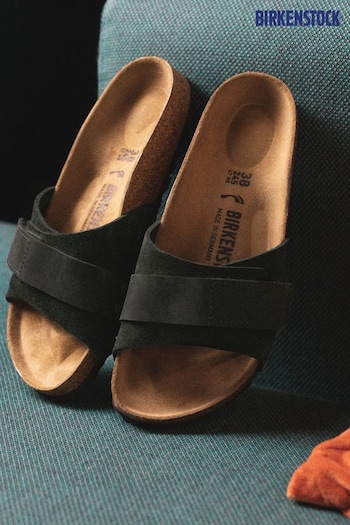 Birkenstock Oita Braided Black Sandals (577198) | £105
