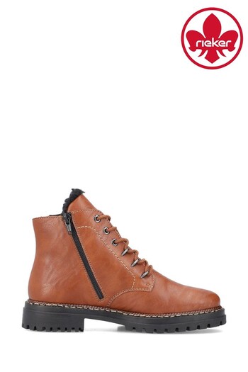 Rieker Womens Zipper Brown Boots (577373) | £70