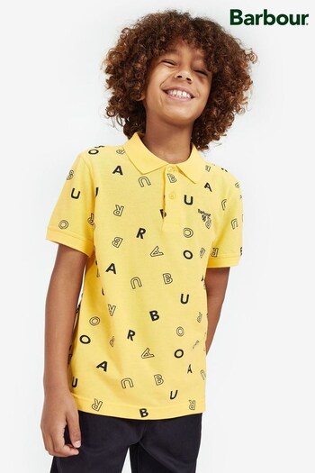 Barbour® Yellow Casper Polo Shirt (577816) | £35