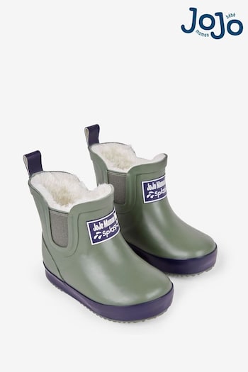 A-Z Boys Brands Khaki Cosy Lined Ankle Wellies (578216) | £23.50