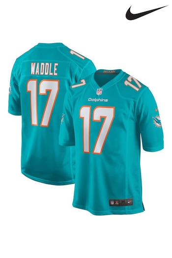 Nike Green Miami Dolphins Home Game Jersey - Aqua - Jaylen Waddle (578327) | £90