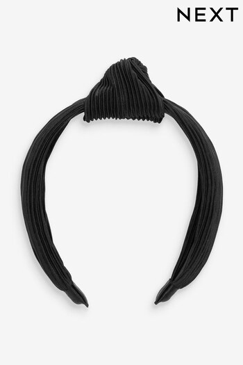 Black Crinkle Headband (578345) | £8