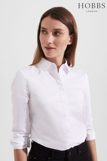 Hobbs Victoria White Shirt (578443) | £75